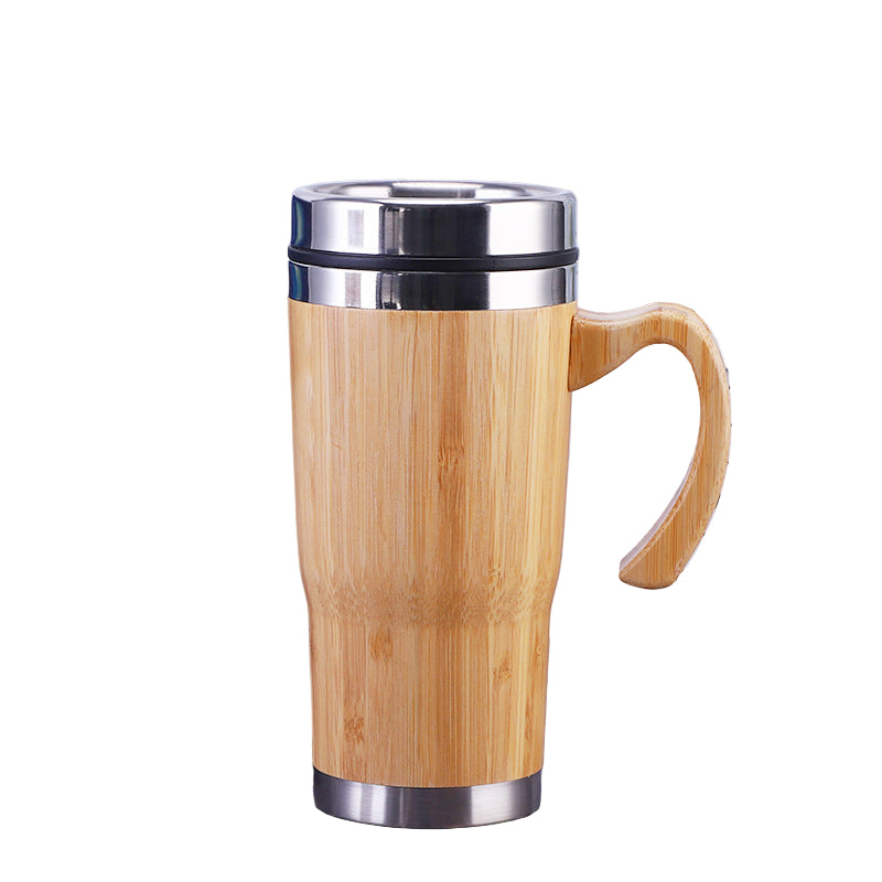 Bamboo Stainless Steel Coffee cup [ Buy 1 Get 1 Free ]