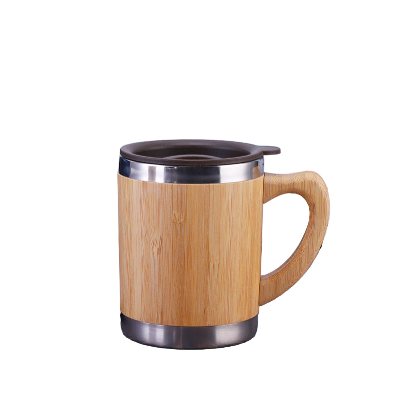 Bamboo Stainless Steel Coffee cup [ Buy 1 Get 1 Free ]