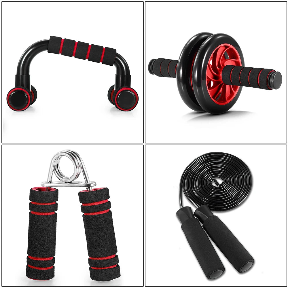 5-in-1 Ab Wheel Roller Kit