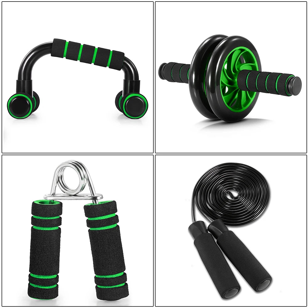 5-in-1 Ab Wheel Roller Kit