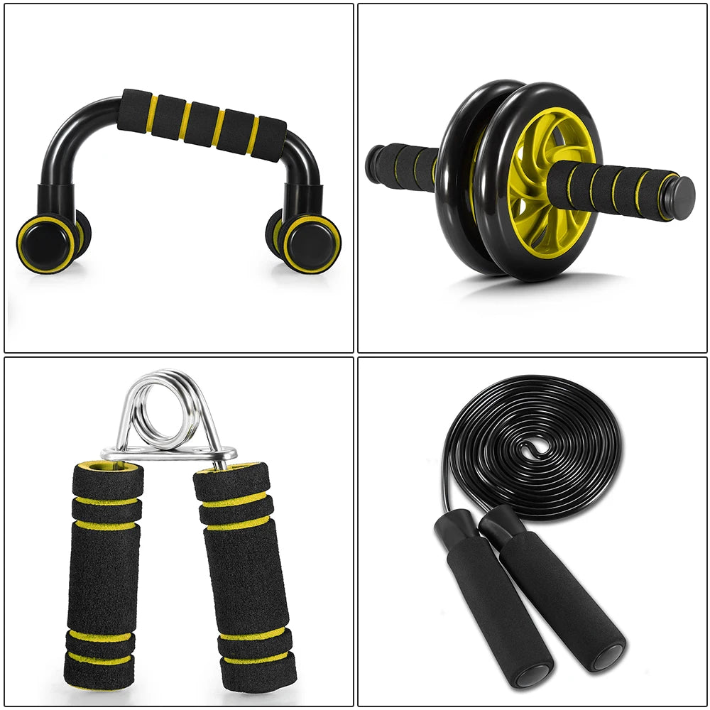 5-in-1 Ab Wheel Roller Kit