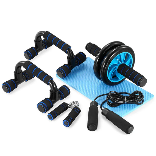 5-in-1 Ab Wheel Roller Kit