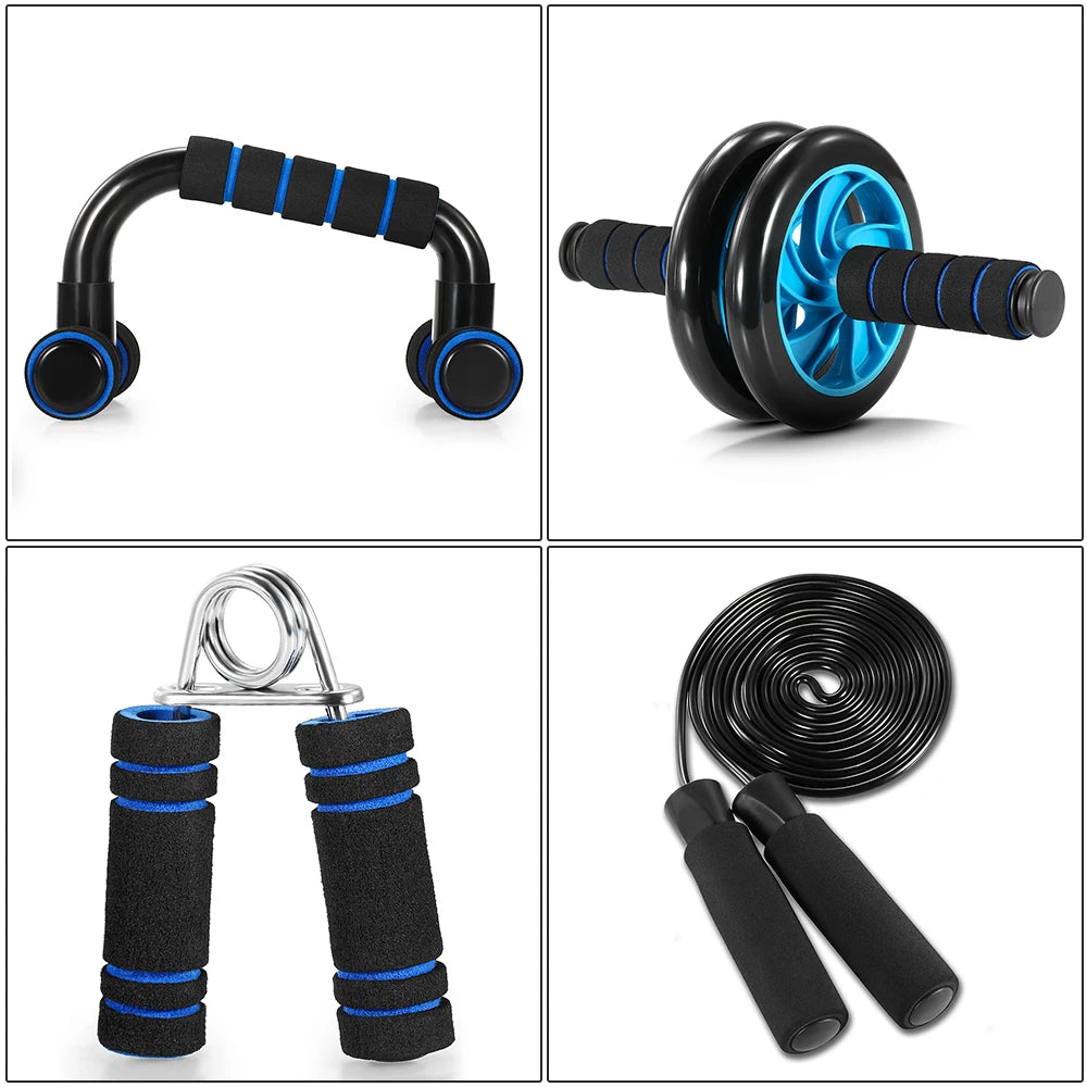 5-in-1 Ab Wheel Roller Kit